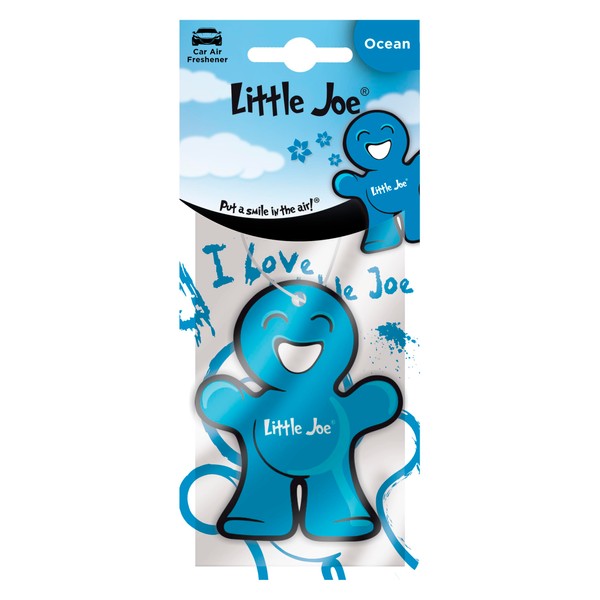 Little Joe 265010 Paper Air Freshener – Ocean Scented, Blue