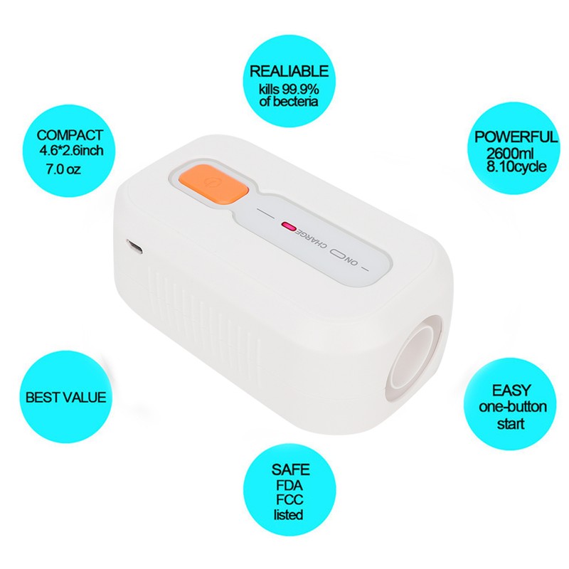 USB Breathing Machine Cleaner Professional Ozone Cleaner for Universal Breathing