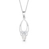 DTPsilver® 925 Sterling Silver Necklace - Celtic Knot Pendant with