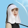 EA Cool Sunshade Neck Gaiter for Face & Neck Protection Cover Pink
