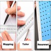 Utoolmart Right Angle Ruler, Framing Square Ruler, 150 x 300mm