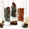 Shappy 147 Pcs Christmas Table Centerpiece DIY Vase Filler Set,