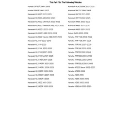 Tusk Billet Aluminum Steering Stem Nut Blue for Kawasaki KX85 2001-2022