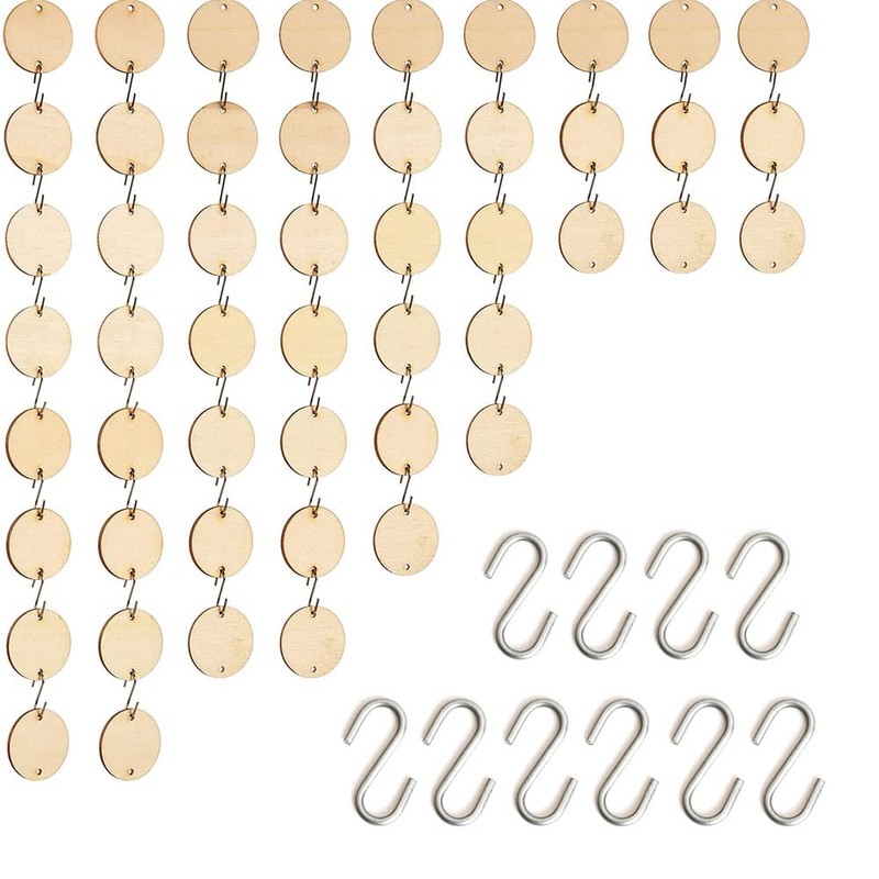 YFFSFDC 100 Pack S Shaped Hooks Mini Hooks Stainless Steel