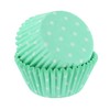 Culpitt Green Polka Dot Cupcake Cases | 250 Baking Cups