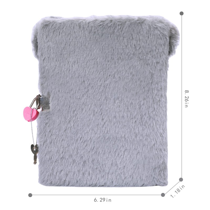 PinkSheep Koala Diary with Lock and Keys, Plush Koala Journal