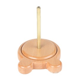 RoseFlower Wooden Yarn Holder Dispenser for Crocheting, Yarn Ball Holder for Knitting, Wood Yarn Holder,Thread Holder,Knitting Embroidery Accessory Gift, Yarn Spindle Dispenser Accessories#6