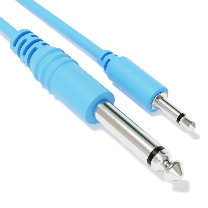 ExcelValley - Mono Patch Cables - TS 3.5mm 1/8" to