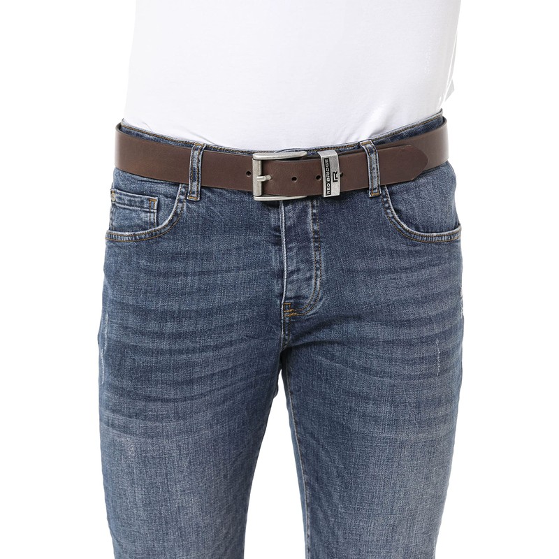 Redbridge Men's Genuine Leather Belt, brown