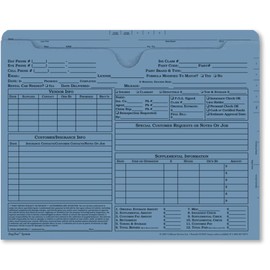 EasyTrac Reinforced Repair Job Jackets (50, Blue)