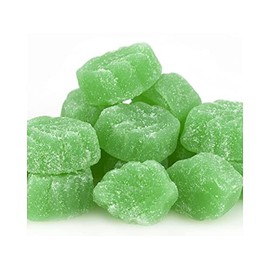Bayside Candy Jelly Spearmint Leaves Candy Slices (1LB)