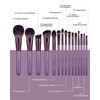 Makeup Brushes - Set of 15 Essential Professional Cosmetic Brushes