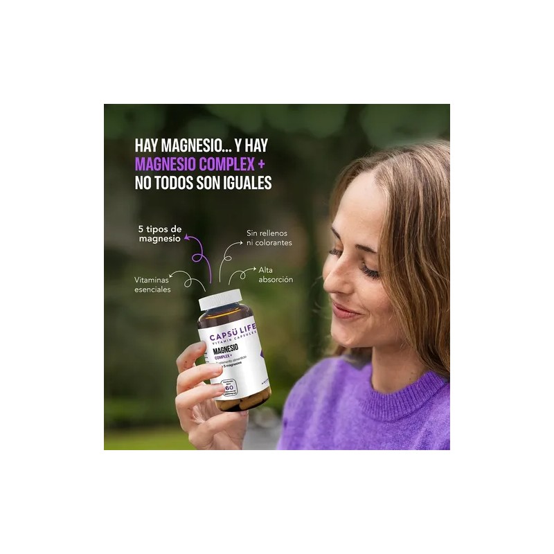 Gummy Life Magnesio Complex Tipos Vitaminas Cápsulas
