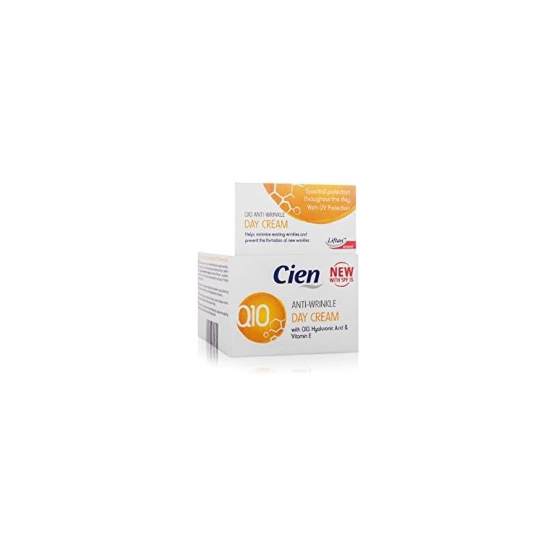Cien Anti-Wrinkle Anti-Age Day Cream with Q10 and Vitamin E