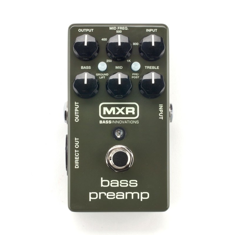 MXR M81 Bass Preamp Effects Pedal Bundle with 4 MXR