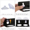 SLSON Gecko Feeding Ledge Acrylic Suction with 20 Pcs 0.5oz