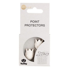 Tulip Tulip Knitting Supplies "amicolle Knitting Needle Cap (Large), 2 Pieces, White, AC-048"