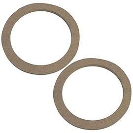 AERZETIX - C52054 - Set of 2 Adapters/Brackets/Universal Speaker Rings Diameter 130 mm - Ø150 x Ø118 x 8 mm - Spacer/Ring Made of MDF for Speakers/Car/Vehicle/Sound Systems