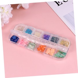 BIUDECO Abalone Shell Nail Art Decor Lightweight Vibrant Colors Easy to Apply Fashion Manicure Patches