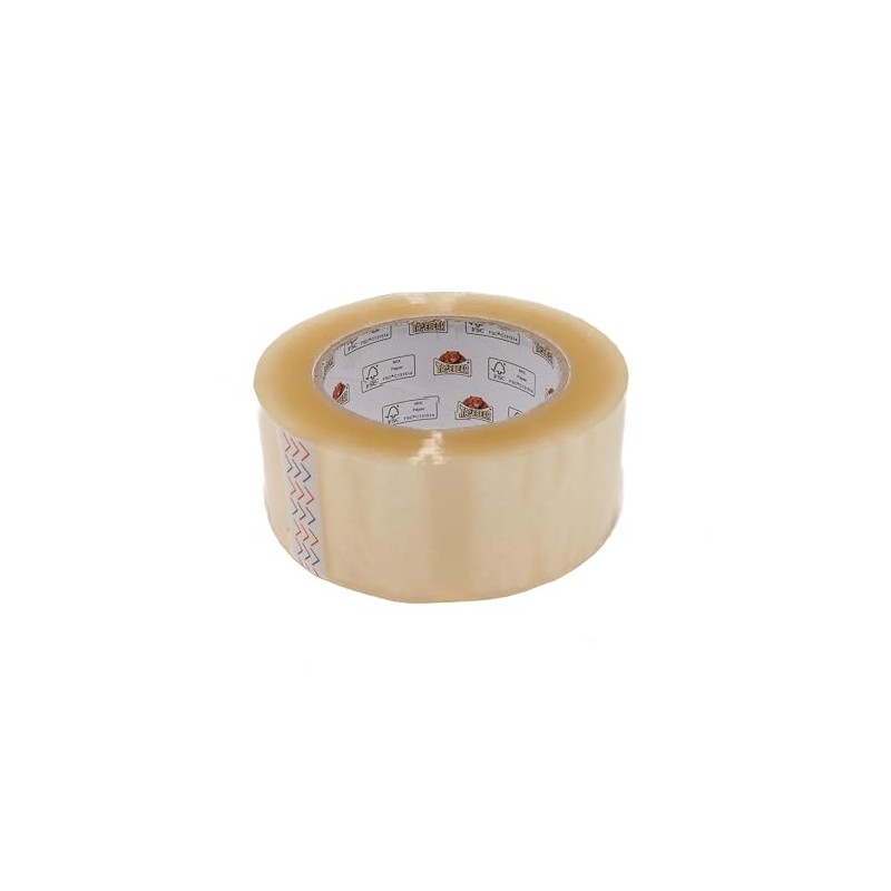 TAPEBEAR - Cinta Adhesiva Transparente para Empaque, 6 Rollos de