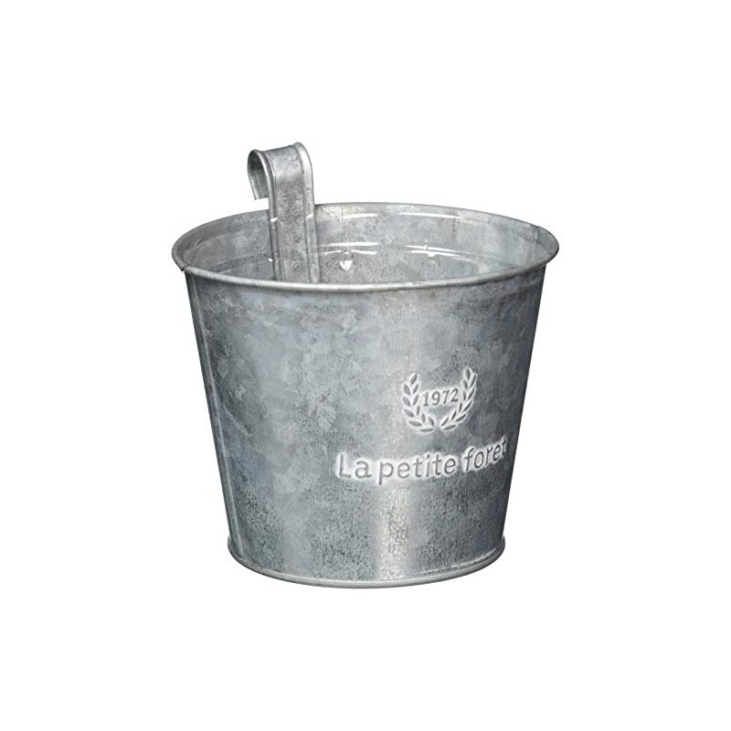 GREENHOUSE French Silver Tin with Hooks, Medium 3396-A