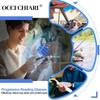 OCCI CHIARI Mens Progressive Multifocus Reading Glasses Transition Bifocal Readers(+300)
