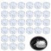 ZHEJIA Small Divided Round Case, Cream Case, 0.2 fl oz