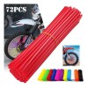 24cm 72pcs Popotes Cubre Rayos Motocross Spokes Bicicleta