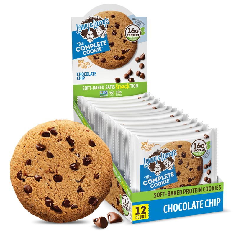 Lenny & Larry's Protein Cookie, [Chocolate Chip], Chewy Soft Baked,