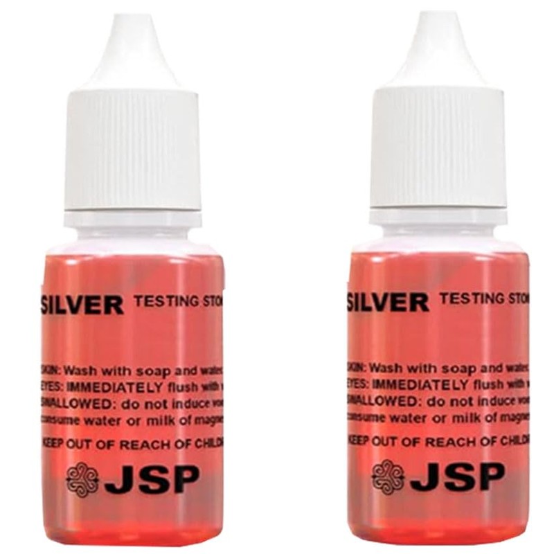 Waytest Silver & Sterling 999 925 Testing Solution- 2 Bottles-