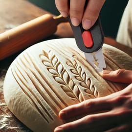 Arimagroup Bread Lame with Extractable & Magnetic Sourdough Scoring Tool, Bread Scoring Tool,Scoring Knife for Bread Baking,Includes 5 Bread Razor Blades