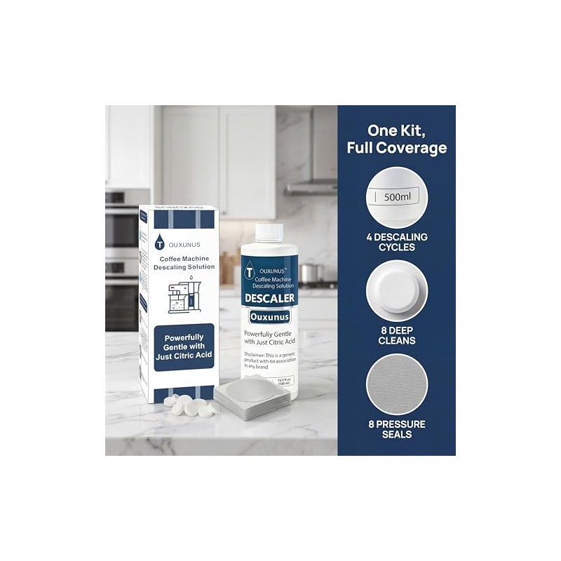 Comprehensive Descaling Solution Kit for Nespresso Vertuo