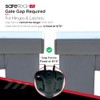 Safetech Hardware TopKlik Self Closing Gate Hinges | Self-Aligning Heavy