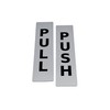 Pair of Push & Pull Adhesive Door Signs - Available