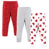 Hudson Baby Infant Girl Cotton Pants and Leggings, Love Hearts,