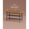 VASAGLE EKHO Collection - Shoe Rack Bench, Storage Bench for