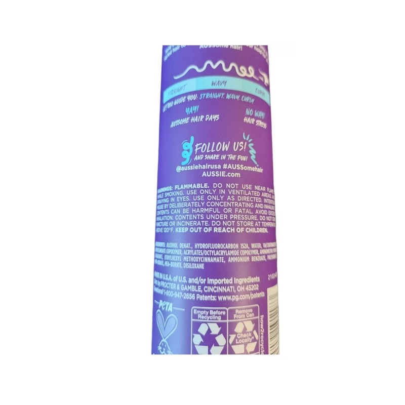 Aussie 2x Aussie Instant Freeze Hairspray 24 Hour Style Lock