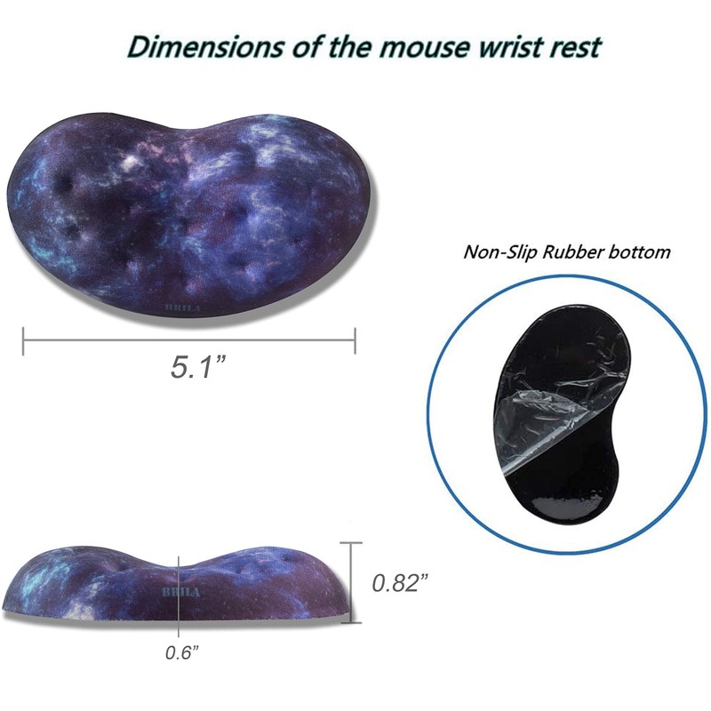 BRILA Wrist Rest - Ergonomic Memory Foam Wrist Support for