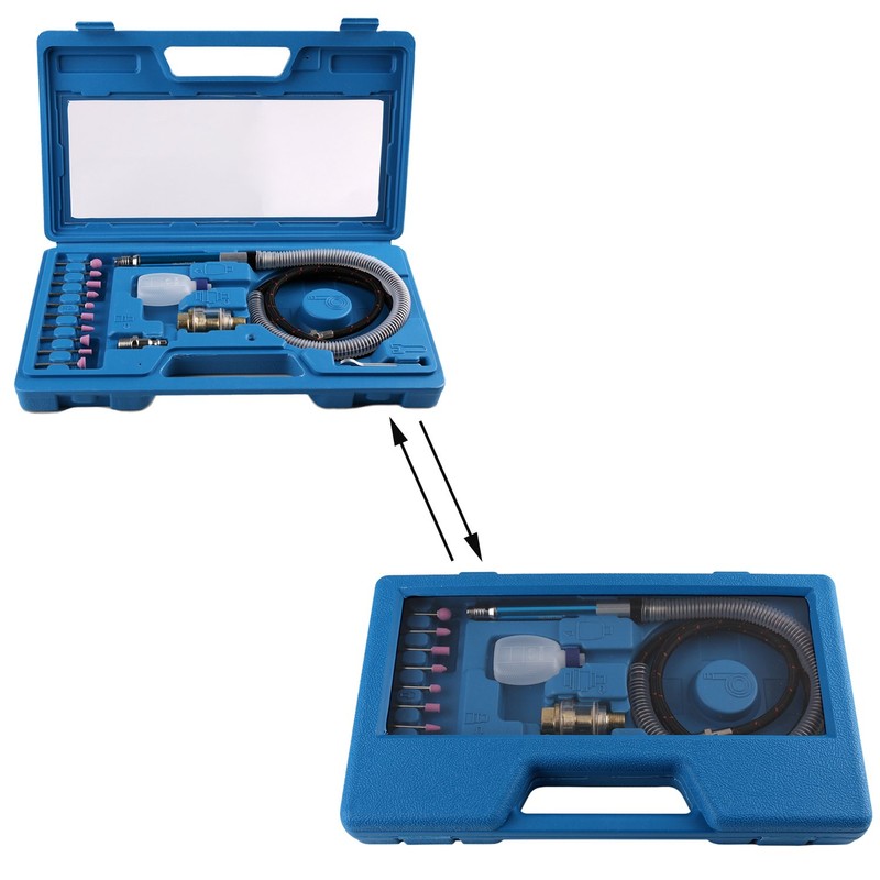 Valianto 1/8" (3mm) Air Micro Grinder, Pneumatic Pencil Die Grinder,