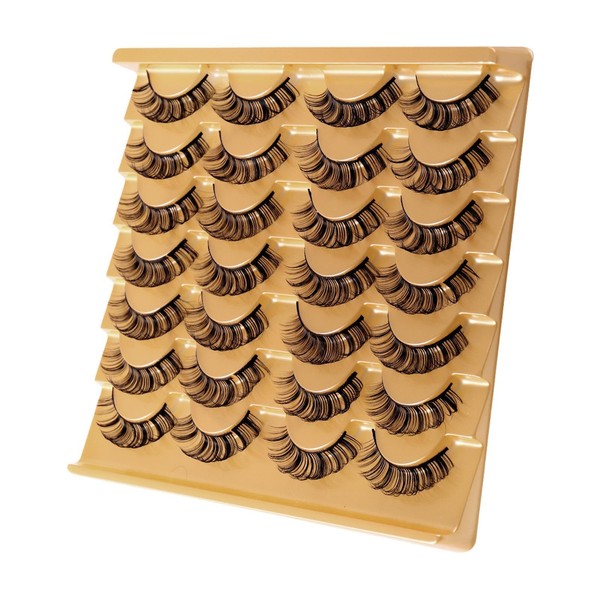 Colcolo Fake Eye Lashes Professional Gorgeous Large Capacity Comfortable Segment