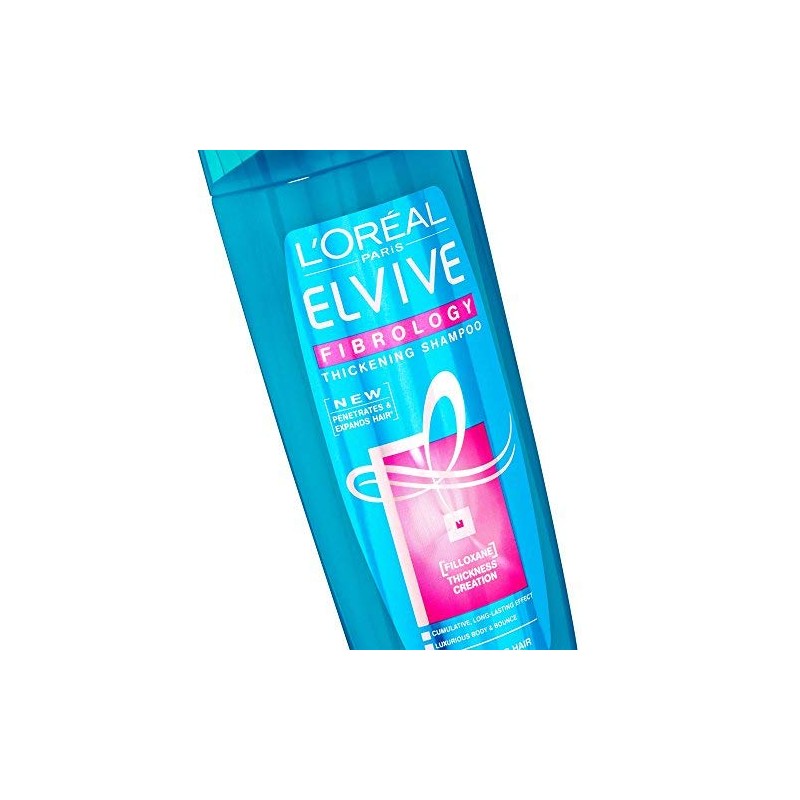 L'Oreal Elvive Fibrology Fine Hair Thickening Shampoo, 400ml