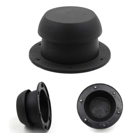 GeKLok RV vent cap, Round Exhaust Outlet Vent Cap, Round Mushroom Head Shape Ventilation Cap, RV Ventilation Cap Mushroom Head Shape For Rv Accessories Top Mounted(Black)