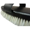 Body brush for horses -Cavaliere- with horse hair longer bristle