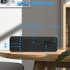 Yakiter Digital Clock, 9" LED Alarm Clock for Bedroom, Bedside