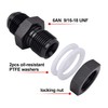 EVIL ENERGY Male 6AN Bulkhead Fuel Cell Fitting Adapter Aluminum