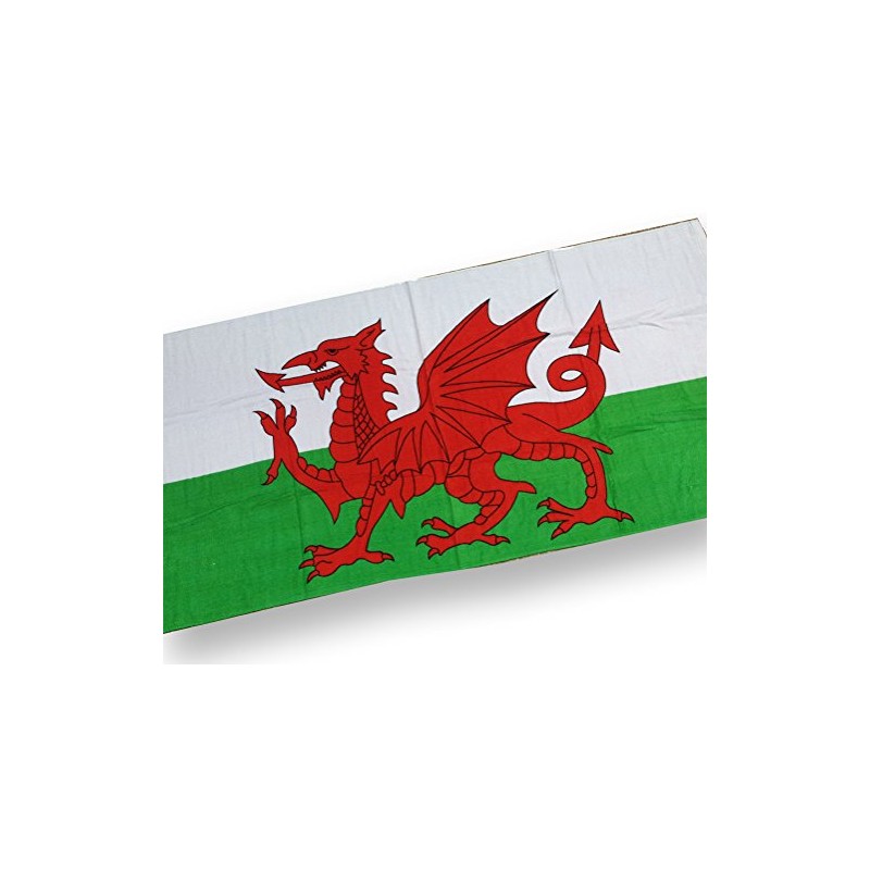 Welsh Wales Cymru Flag Beach bath Towel