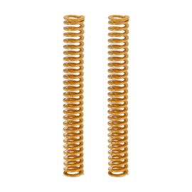 uxcell 2pcs 3D Printer Heating Bed Spring, 8mm OD 60mm Length Light Load Compression Mould Die Spring 3D Printer Compression Spring for 3D Printer Electric Part, Yellow