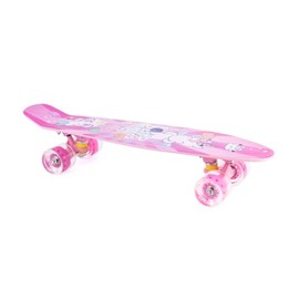 ONIX | Patineta Best Friends Rosa | Marca Diseño Multicolor para Niñas | Medida 570 Mm X 150 Mm | Ruedas De 60 Mm | Trucks De 80 Mm | Capacidad De Carga De 60 Kg | Duradera Y Segura