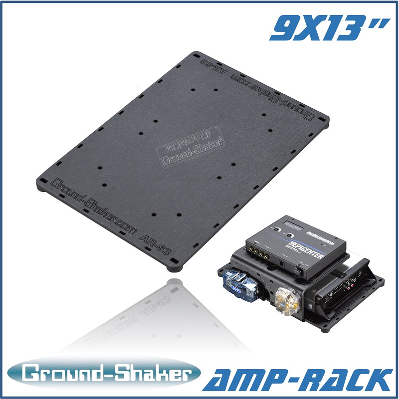 12 Volt ABS Car Stereo Amp Rack/Amp Holder Car Audio