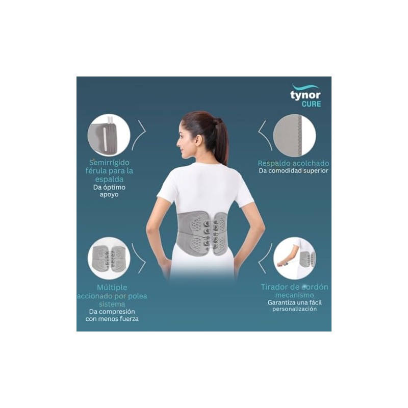 Tynor Faja de Tracción Lumbar Sencilla (CH-MED) A30